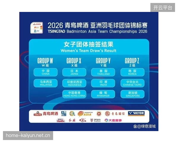 羽毛球公开赛赛前发布抽签结果，竞争更加激烈
